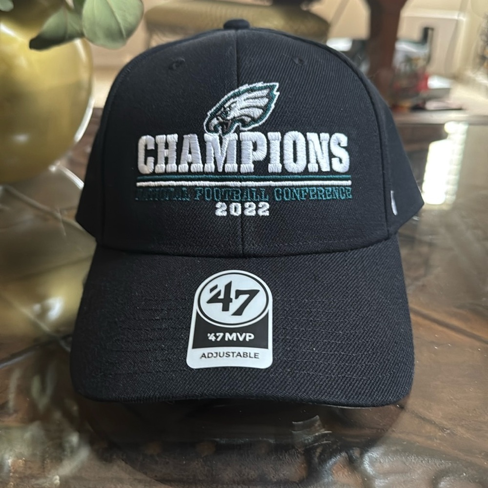 Black Philly Eagles champions NFC champs 2022